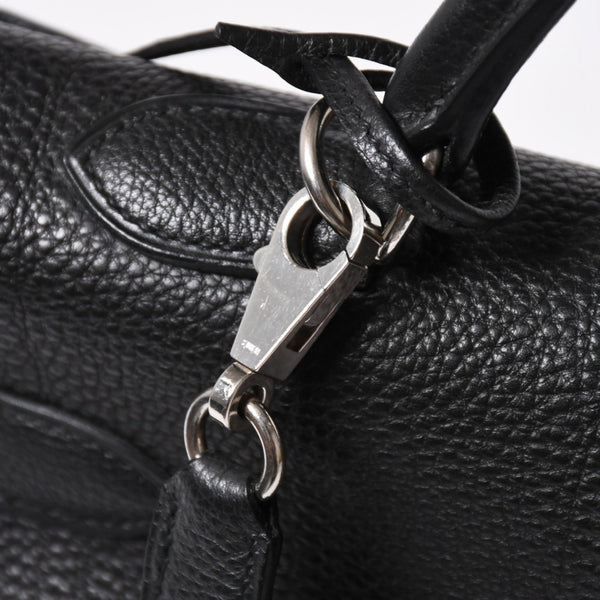 極美品 HERMES エルメス ケリー 40 ハンドバッグ 2WAY ブラック 内縫い トゴ シルバー金具 ◻︎H刻印 中古 4a006329
