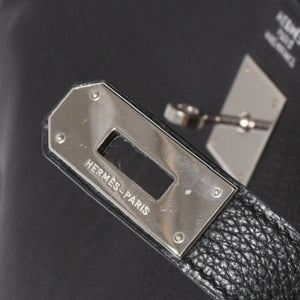 極美品 HERMES エルメス ケリー 40 ハンドバッグ 2WAY ブラック 内縫い トゴ シルバー金具 ◻︎H刻印 中古 4a006329