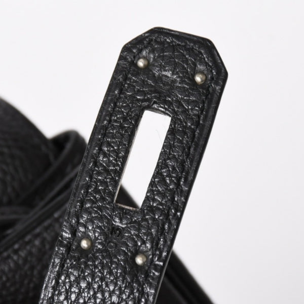 極美品 HERMES エルメス ケリー 40 ハンドバッグ 2WAY ブラック 内縫い トゴ シルバー金具 ◻︎H刻印 中古 4a006329