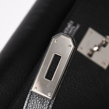 画像をギャラリービューアに読み込む, 極美品 HERMES エルメス ケリー 40 ハンドバッグ 2WAY ブラック 内縫い トゴ シルバー金具 ◻︎H刻印 中古 4a006329