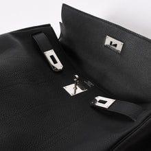 画像をギャラリービューアに読み込む, 極美品 HERMES エルメス ケリー 40 ハンドバッグ 2WAY ブラック 内縫い トゴ シルバー金具 ◻︎H刻印 中古 4a006329