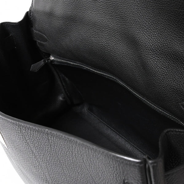 極美品 HERMES エルメス ケリー 40 ハンドバッグ 2WAY ブラック 内縫い トゴ シルバー金具 ◻︎H刻印 中古 4a006329