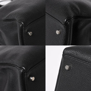極美品 HERMES エルメス ケリー 40 ハンドバッグ 2WAY ブラック 内縫い トゴ シルバー金具 ◻︎H刻印 中古 4a006329