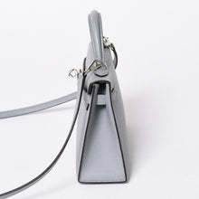 画像をギャラリービューアに読み込む, 新品同様 HERMES エルメス MINI KELLY II ミニケリーⅡ 2WAYバッグ ヴォーマダム グリパンタン パラジウム金具 K刻印 2025年製 中古 4a006257