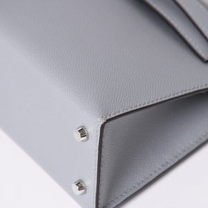 新品同様 HERMES エルメス MINI KELLY 2 ミニケリー2 2WAYバッグ ヴォーマダム グリパンタン パラジウム金具 K刻印 2025年製 中古 4a006257