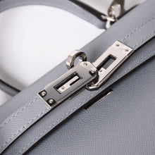 画像をギャラリービューアに読み込む, 新品同様 HERMES エルメス MINI KELLY II ミニケリーⅡ 2WAYバッグ ヴォーマダム グリパンタン パラジウム金具 K刻印 2025年製 中古 4a006257