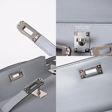 画像をギャラリービューアに読み込む, 新品同様 HERMES エルメス MINI KELLY II ミニケリーⅡ 2WAYバッグ ヴォーマダム グリパンタン パラジウム金具 K刻印 2025年製 中古 4a006257