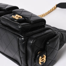 画像をギャラリービューアに読み込む, 新品同様 CHANEL シャネル ラージ ホーボー ワンショルダーバッグ AS5339 ランダム番台 ココマーク ラムスキン ブラック 中古 4a006148