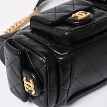 画像をギャラリービューアに読み込む, 新品同様 CHANEL シャネル ラージ ホーボー ワンショルダーバッグ AS5339 ランダム番台 ココマーク ラムスキン ブラック 中古 4a006148