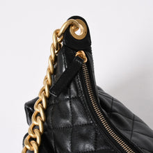 画像をギャラリービューアに読み込む, 新品同様 CHANEL シャネル ラージ ホーボー ワンショルダーバッグ AS5339 ランダム番台 ココマーク ラムスキン ブラック 中古 4a006148