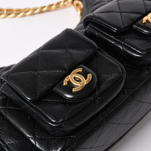 画像をギャラリービューアに読み込む, 新品同様 CHANEL シャネル ラージ ホーボー ワンショルダーバッグ AS5339 ランダム番台 ココマーク ラムスキン ブラック 中古 4a006148