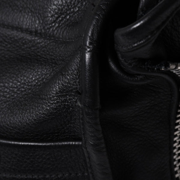 極美品 CHROME HEARTS クロムハーツ Gunslinger Messenger Bag スモールCHクロス ガンスリンガー メッセンジャーバッグ ショルダーバッグ ブラック 中古 4a006155