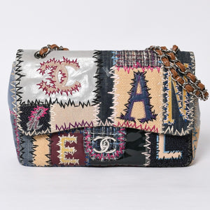 Very Good Condition CHANEL CHANEL Deca Matelasse 30 S Flap W Chain Shoulder Bag No. 16 Coco Mark Patchwork Stitch Used 4a000616