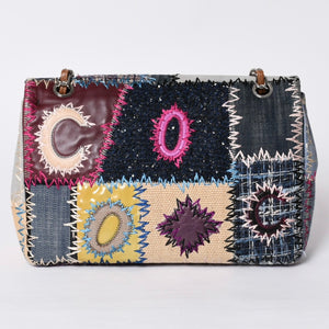 Very Good Condition CHANEL CHANEL Deca Matelasse 30 S Flap W Chain Shoulder Bag No. 16 Coco Mark Patchwork Stitch Used 4a000616