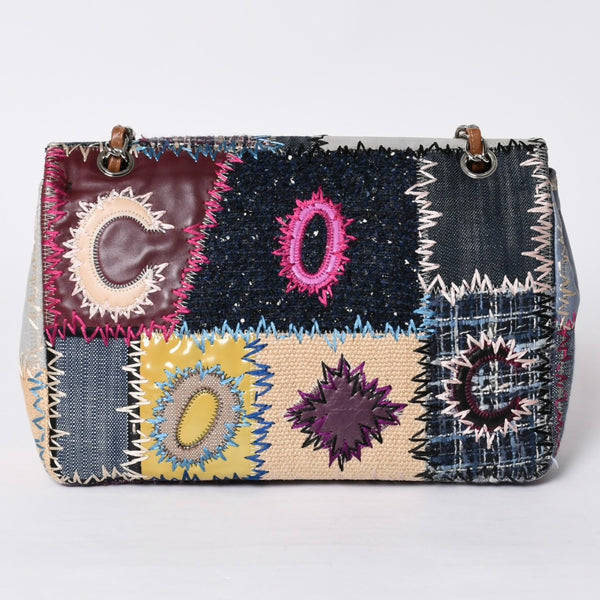 Very Good Condition CHANEL CHANEL Deca Matelasse 30 S Flap W Chain Shoulder Bag No. 16 Coco Mark Patchwork Stitch Used 4a000616