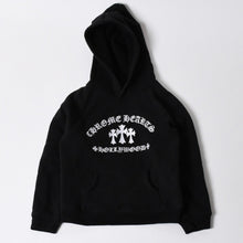 画像をギャラリービューアに読み込む, 極美品 CHROME HEARTS クロムハーツ プルオーバーフーディー パーカー サイズ6Y キッズ セメタリークロス オールドイングリッシュ 中古 4a005511