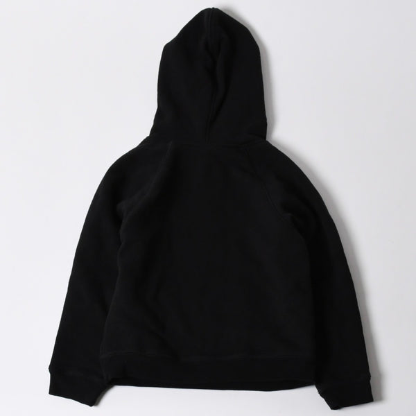 極美品 CHROME HEARTS クロムハーツ プルオーバーフーディー パーカー サイズ6Y キッズ セメタリークロス オールドイングリッシュ 中古 4a005511