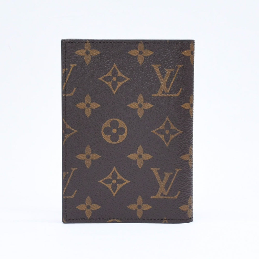 新品同様 LOUIS VUITTON ルイヴィトン パスポートケース クーヴェルテュールパスポールNM M64502 モノグラムキャンバス ブラウン パスケース 中古 4a006192