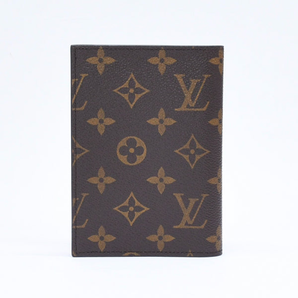 新品同様 LOUIS VUITTON ルイヴィトン パスポートケース クーヴェルテュールパスポールNM M64502 モノグラムキャンバス ブラウン パスケース 中古 4a006192