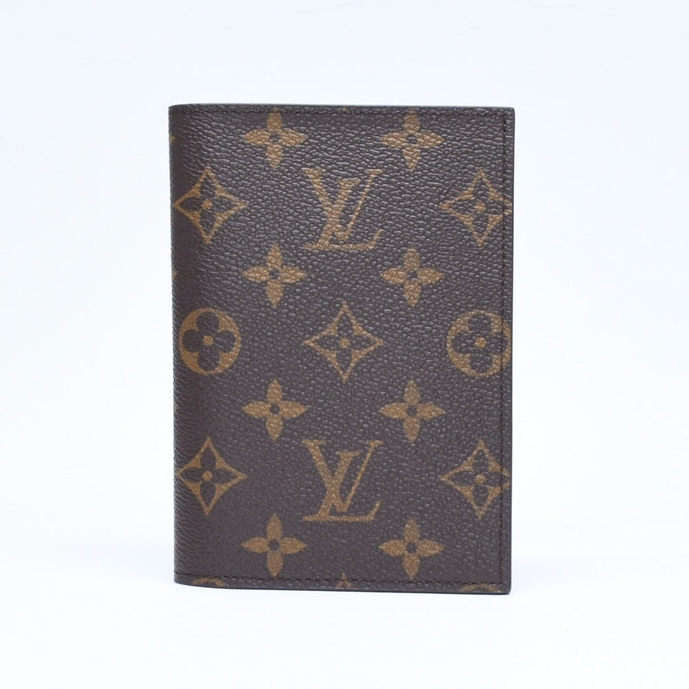 新品同様 LOUIS VUITTON ルイヴィトン パスポートケース クーヴェルテュールパスポールNM M64502 モノグラムキャンバス ブラウン パスケース 中古 4a006192