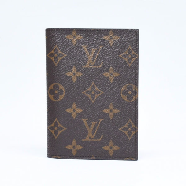新品同様 LOUIS VUITTON ルイヴィトン パスポートケース クーヴェルテュールパスポールNM M64502 モノグラムキャンバス ブラウン パスケース 中古 4a006192