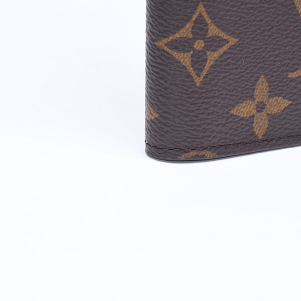 新品同様 LOUIS VUITTON ルイヴィトン パスポートケース クーヴェルテュールパスポールNM M64502 モノグラムキャンバス ブラウン パスケース 中古 4a006192