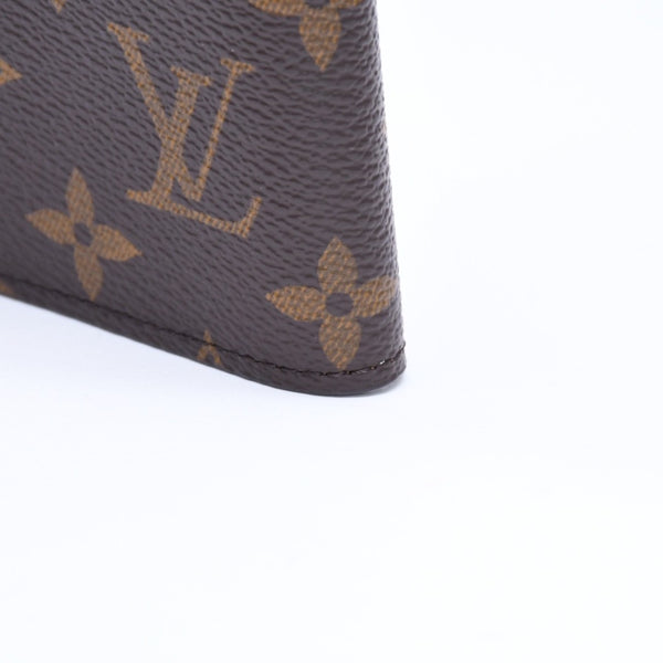 新品同様 LOUIS VUITTON ルイヴィトン パスポートケース クーヴェルテュールパスポールNM M64502 モノグラムキャンバス ブラウン パスケース 中古 4a006192