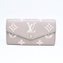 画像をギャラリービューアに読み込む, LOUIS VUITTON ルイヴィトン 長財布 財布 ポルトフォイユ・サラ NM ベージュ アイボリー M81049 レザー ゴールド金具 美品 中古 4a006174