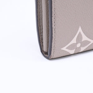 LOUIS VUITTON ルイヴィトン 長財布 財布 ポルトフォイユ・サラ NM ベージュ アイボリー M81049 レザー ゴールド金具 美品 中古 4a006174
