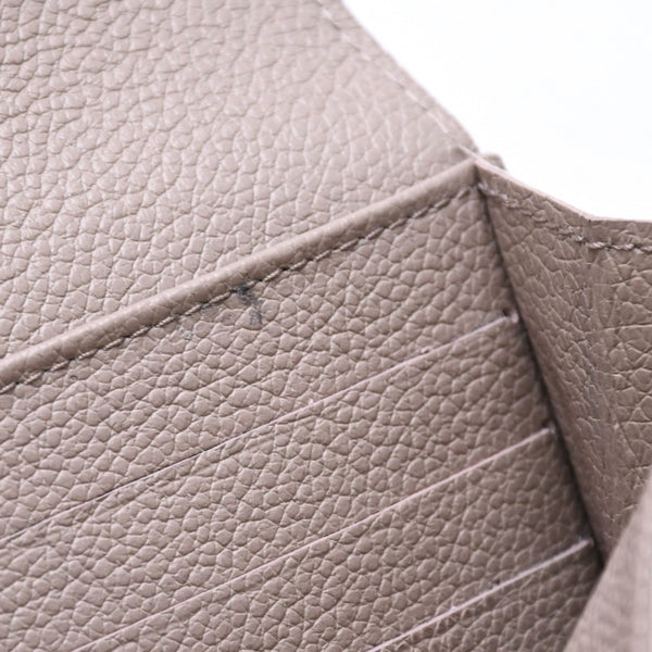 LOUIS VUITTON ルイヴィトン 長財布 財布 ポルトフォイユ・サラ NM ベージュ アイボリー M81049 レザー ゴールド金具 美品 中古 4a006174
