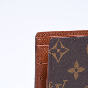 極美品 LOUIS VUITTON ルイヴィトン ポルトフォイユ・マルコ 二つ折り財布 財布 M61675 ブラウン 中古 4a006173