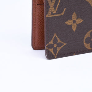 極美品 LOUIS VUITTON ルイヴィトン ポルトフォイユ・マルコ 二つ折り財布 財布 M61675 ブラウン 中古 4a006173
