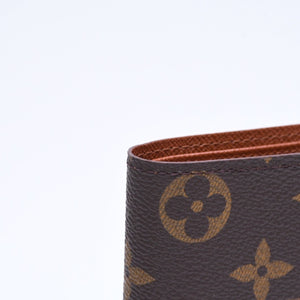 極美品 LOUIS VUITTON ルイヴィトン ポルトフォイユ・マルコ 二つ折り財布 財布 M61675 ブラウン 中古 4a006173