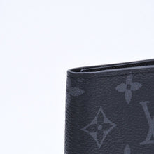 画像をギャラリービューアに読み込む, 極美品 LOUIS VUITTON ルイヴィトン パスポートケース ブラック グレー M64501 クーヴェルテュールパスポール 中古 4a006172