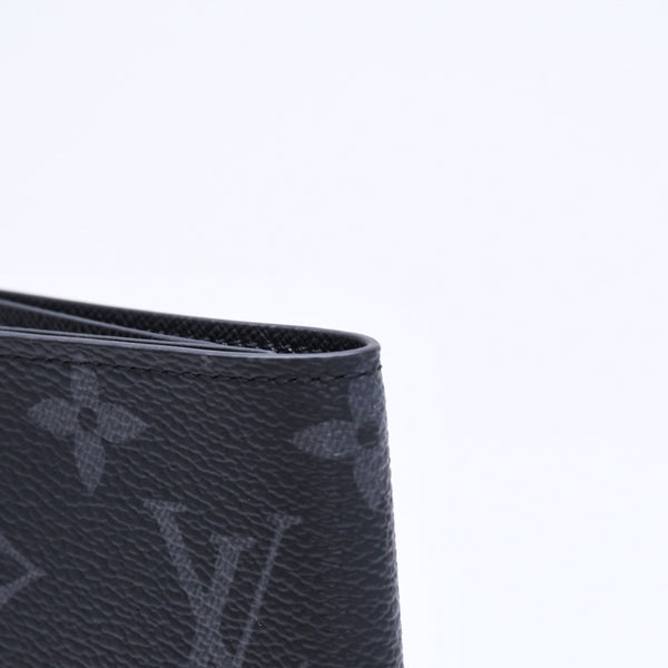 極美品 LOUIS VUITTON ルイヴィトン パスポートケース ブラック グレー M64501 クーヴェルテュールパスポール 中古 4a006172