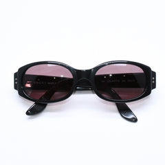 GUCCI グッチ オバール型サングラス アイウェア GG2417/S サイズ52◻︎19 ブラック トムフォード期 シルバー金具 美品 中古 4a006175