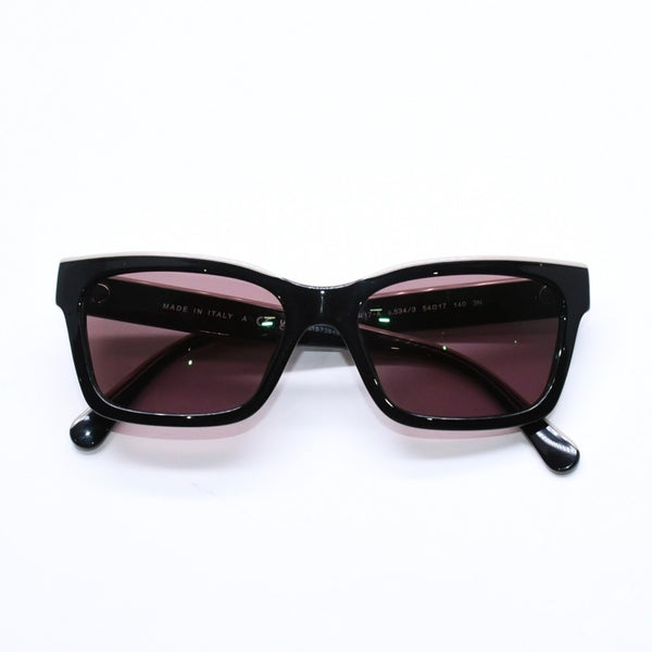 極美品 CHANEL シャネル サングラス アイウェア 5417-A c.534/3 サイズ54□17 140 ココマーク ブラック グレージュ 中古 4a006171