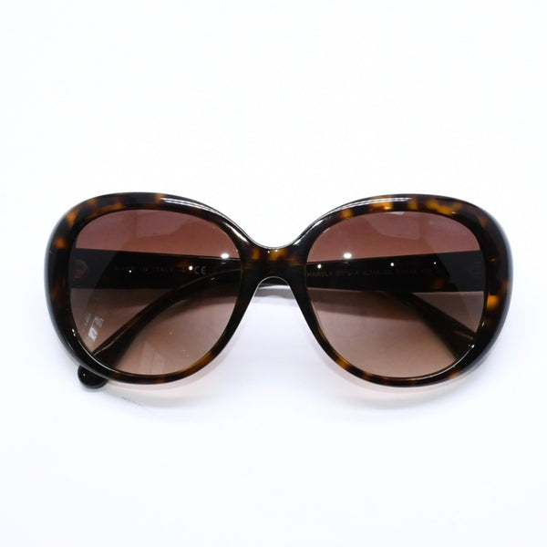 新品同様 CHANEL シャネル サングラス アイウェア 5312-A c.714/S5 サイズ57□18 135 ココマーク べっ甲カラー ブラウン 中古 4a006184