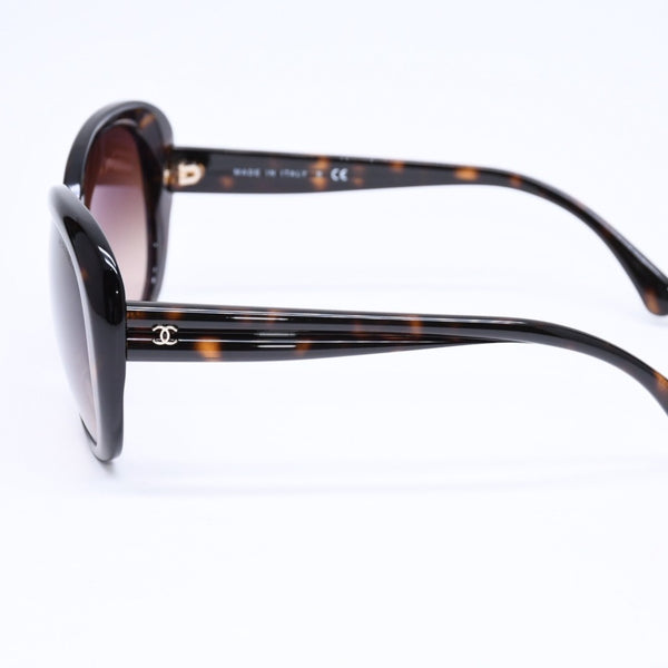 新品同様 CHANEL シャネル サングラス アイウェア 5312-A c.714/S5 サイズ57□18 135 ココマーク べっ甲カラー ブラウン 中古 4a006184