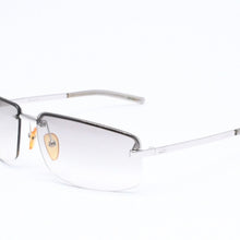 将图片加载到图库查看器中。 GUCCI グッチ メタルハーフリムサングラス GG1794/S サイズ61◻︎15 125 アイウェア グレー グラデーションレンズ シルバー金具 美品 中古 4a006189