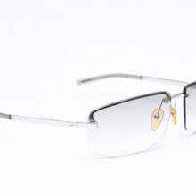 将图片加载到图库查看器中。 GUCCI グッチ メタルハーフリムサングラス GG1794/S サイズ61◻︎15 125 アイウェア グレー グラデーションレンズ シルバー金具 美品 中古 4a006189
