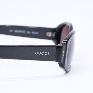 GUCCI グッチ オバール型サングラス アイウェア GG2417/S サイズ52◻︎19 ブラック トムフォード期 シルバー金具 美品 中古 4a006175