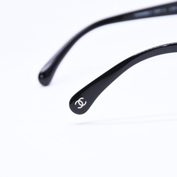 極美品 CHANEL シャネル サングラス アイウェア 5367-A c.501/71 サイズ57□15 140 ココマーク ブラック ヘキサゴンフレーム 中古 4a006197