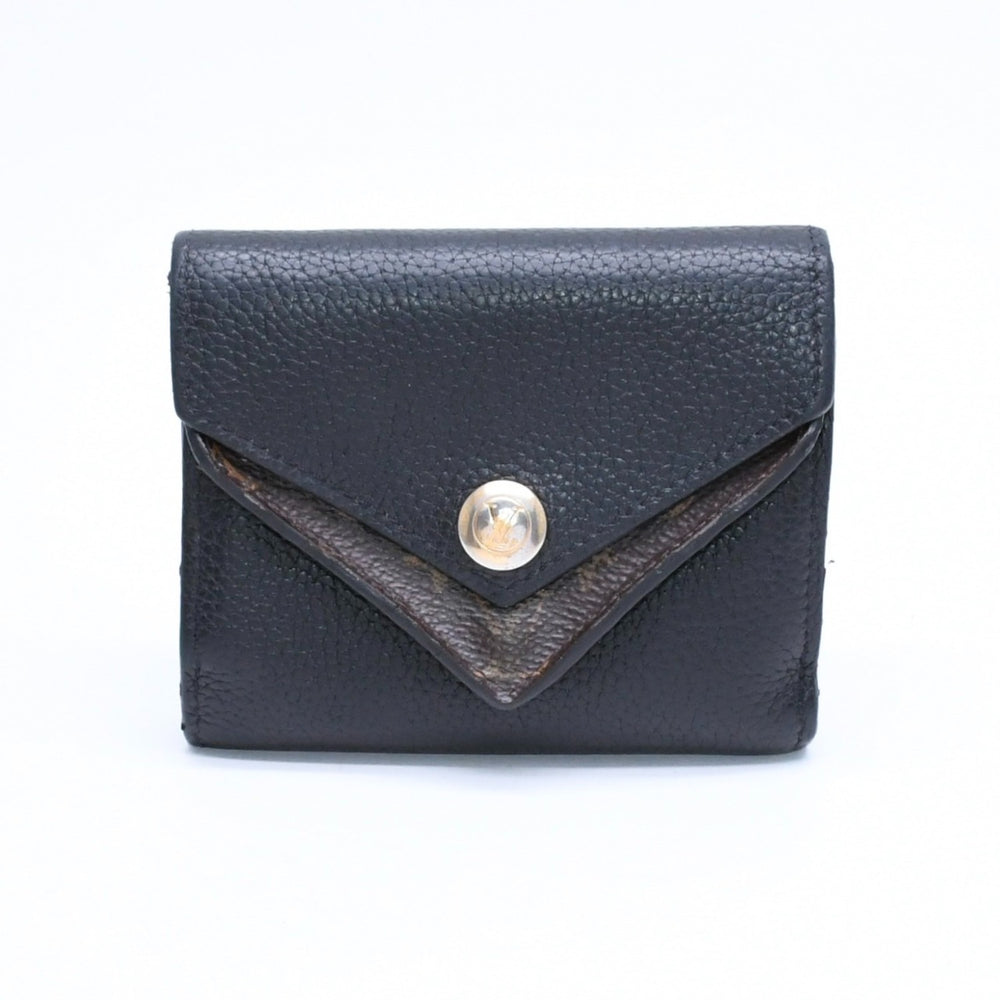LOUIS VUITTON ルイヴィトン ポルトフォイユ ドゥブルV コンパクト 三つ折り財布 M64420 CA4167 モノグラムキャンバス イニシャル入り 美品 中古 4a006181