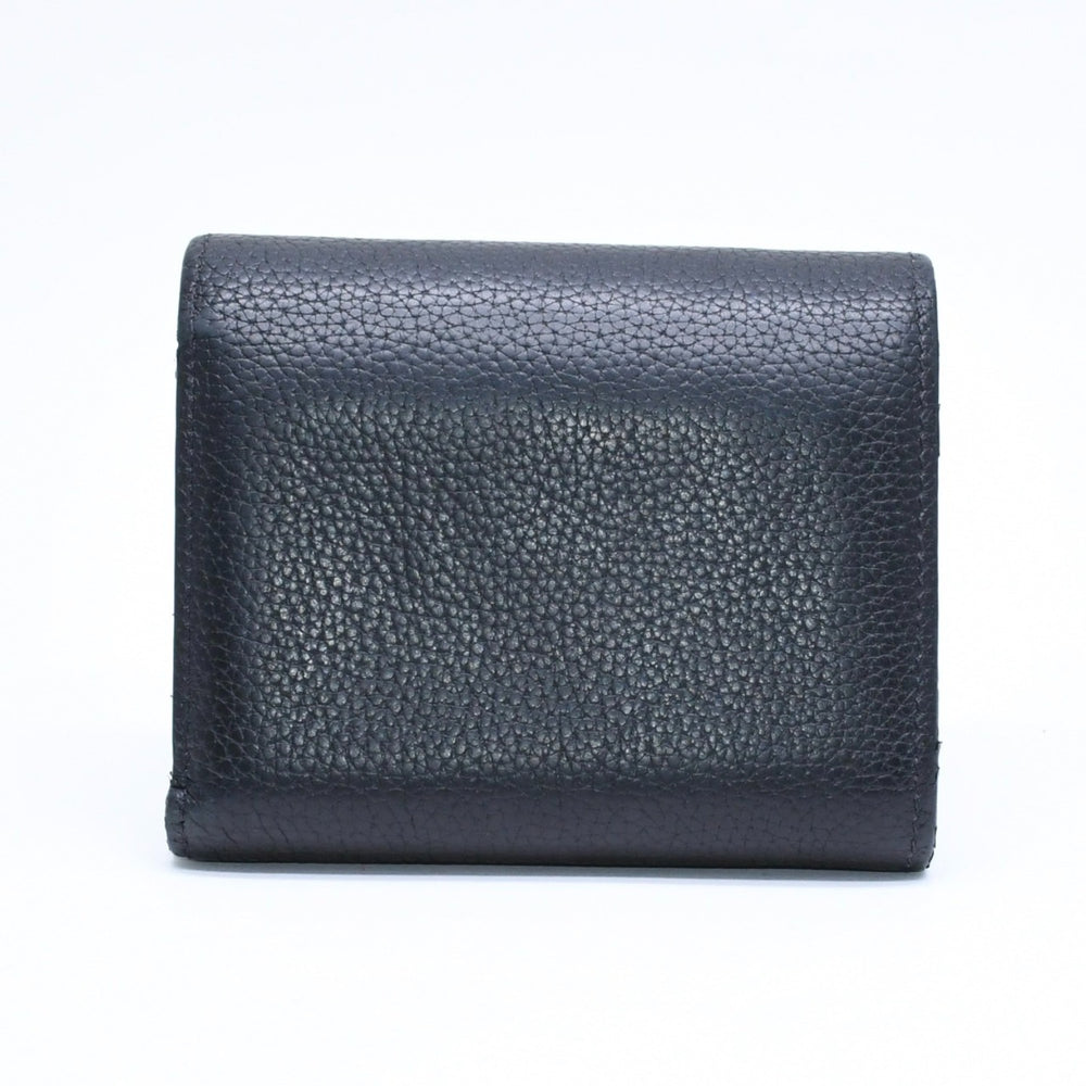 LOUIS VUITTON ルイヴィトン ポルトフォイユ ドゥブルV コンパクト 三つ折り財布 M64420 CA4167 モノグラムキャンバス イニシャル入り 美品 中古 4a006181
