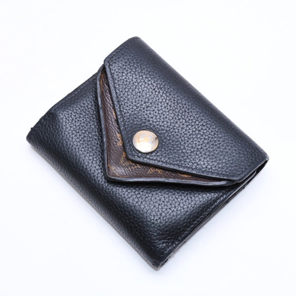LOUIS VUITTON ルイヴィトン ポルトフォイユ ドゥブルV コンパクト 三つ折り財布 M64420 CA4167 モノグラムキャンバス イニシャル入り 美品 中古 4a006181