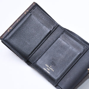LOUIS VUITTON ルイヴィトン ポルトフォイユ ドゥブルV コンパクト 三つ折り財布 M64420 CA4167 モノグラムキャンバス イニシャル入り 美品 中古 4a006181
