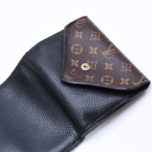 画像をギャラリービューアに読み込む, LOUIS VUITTON ルイヴィトン ポルトフォイユ ドゥブルV コンパクト 三つ折り財布 M64420 CA4167 モノグラムキャンバス イニシャル入り 美品 中古 4a006181