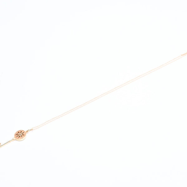 極美品 Tiffany & Co. ティファニー デイジーキー ペレッティ ネックレス ダイヤモンド ゴールド Au750 中古 4a004952
