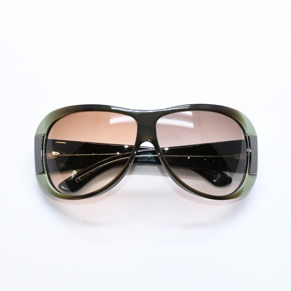 極美品 GUCCI グッチ サングラス アイウェア GG3063/S U53PN サイズ62□10 120 ブラウン グリーン グラデーション 中古 4a006198